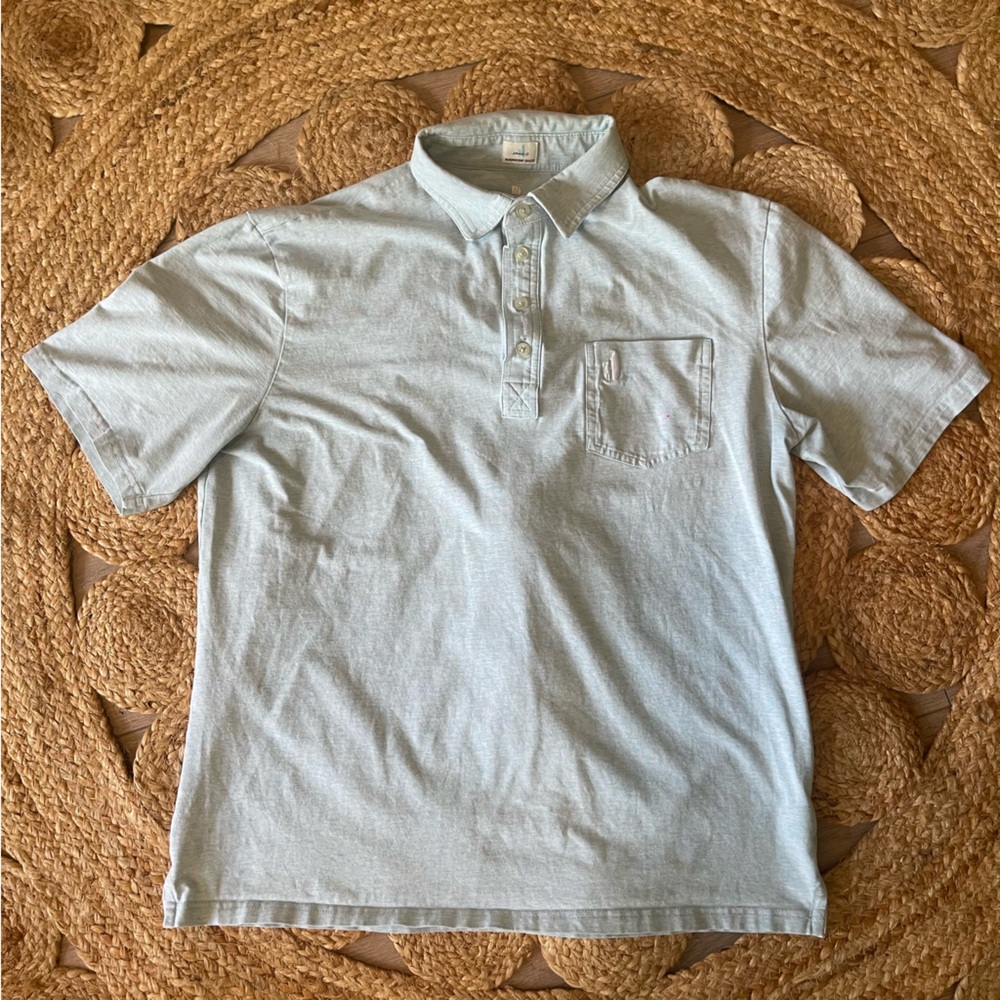 Johnnie-O Men's Gulf Blue Heathered Original Polo